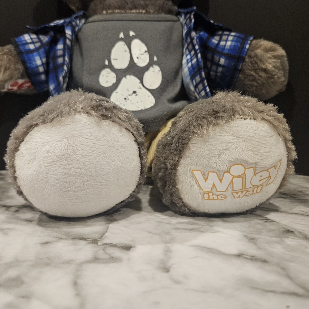 Great Wolf Lodge Wiley Wolf Plush Lot Build A Bear+Outfit + Fiesta Squish Plush - Picture 9 of 15